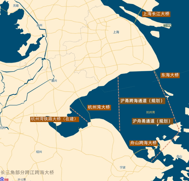 中国最长的跨海大桥要来了 沪甬通道加速推进