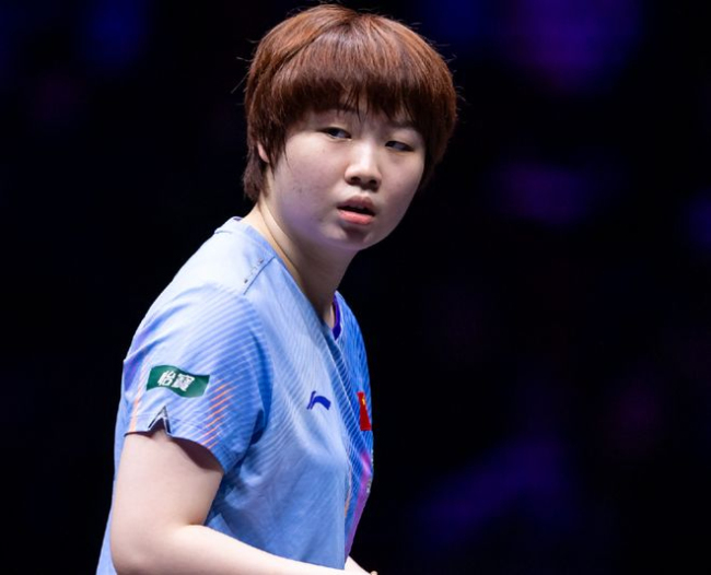 蒯曼说抱着拼的心态赢了孙颖莎 逆袭晋级四强