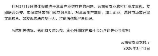 冻干草莓测出二十几种农药 镉超14倍 官方已介入调查
