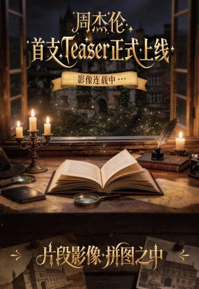 周杰伦新歌预告 华丽暗黑风格引热议