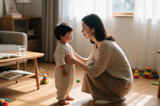 前一秒：别苛求孩子 后一秒：再严苛点