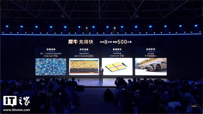 奇瑞发布犀牛电池、迅龙秒充 极速补能引领未来