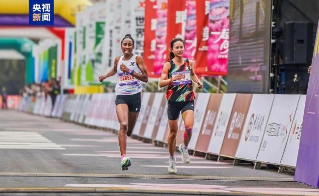 武汉马拉松两项赛会纪录被刷新 肯尼亚选手夺冠破纪录