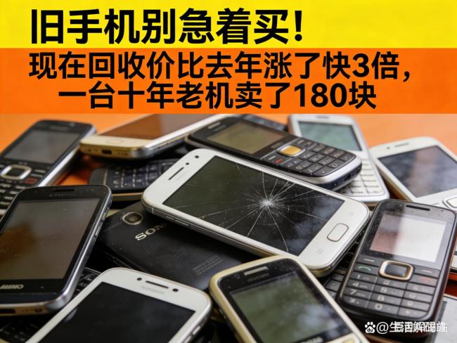 开不了机的旧手机卖了308元 回收价猛涨