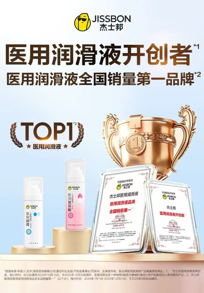 杰士邦推出医用玻尿酸人体润滑液 医疗级品质引领两性健康消费安全升级