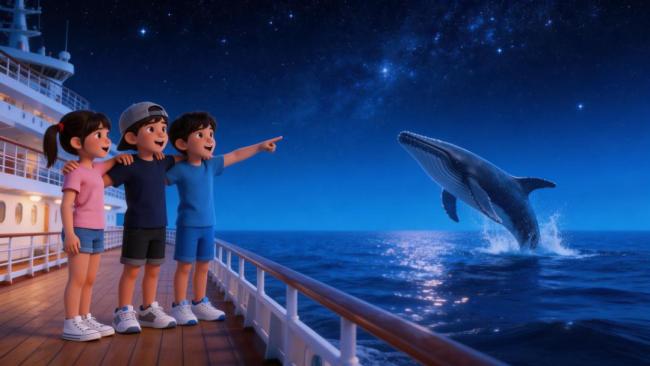 万吨巨兽为何偏爱“跃龙门” 深海巨兽的空中芭蕾