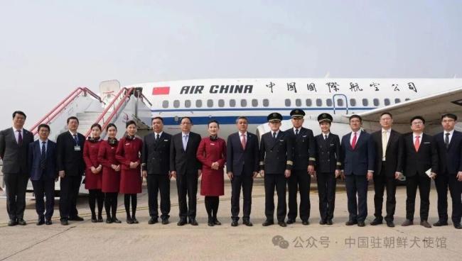 时隔6年中国航班再次抵朝 中朝航线重启