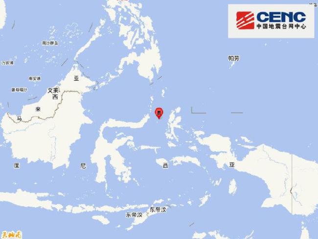 印尼海域发生7.4级地震