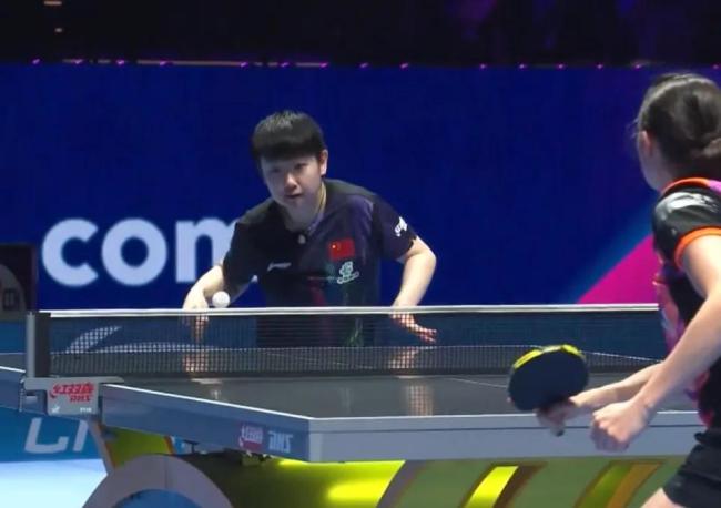 孙颖莎零封对手