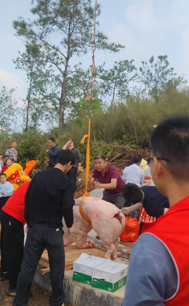 无人机吊车精准空投祭品到山顶