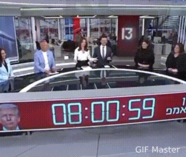 以色列电视台倒计时轰炸等来停战 军事打击倒计时