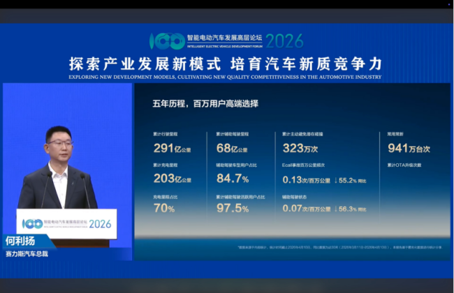 赛力斯汽车总裁:创新驱动高端出行 探索未来智慧新生态