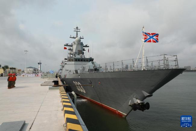 俄海军编队抵达湛江