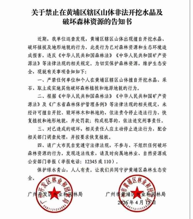 疯狂淘晶热！广州一大山遭人私挖水晶 山体破坏引关注