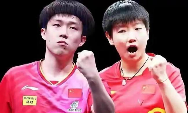 孙颖莎左腿淤肿 王楚钦与教练同款扣手 乒乓双星再创辉煌