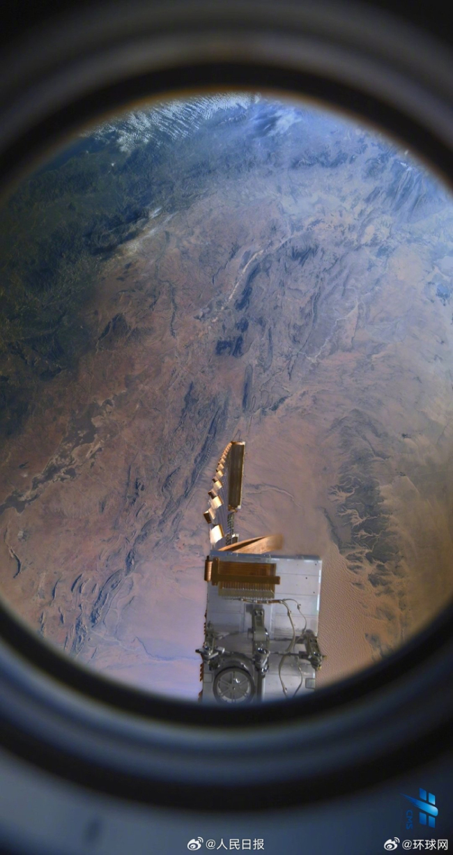 中国空间站视角看地球太震撼了 宇宙极致浪漫