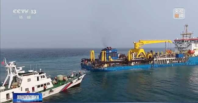 海警依法查處兩起破壞海洋生態(tài)違規(guī)案件
