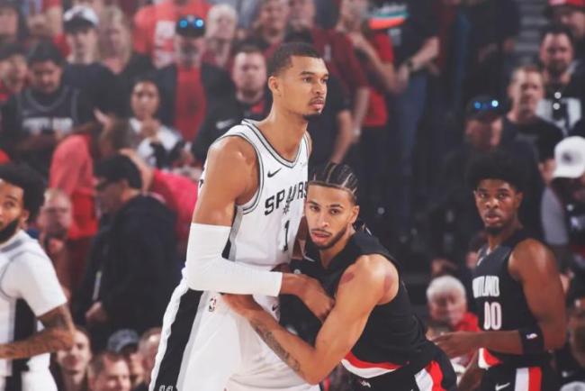 马刺3比1开拓者 文班亚马强势回归助队拿赛点