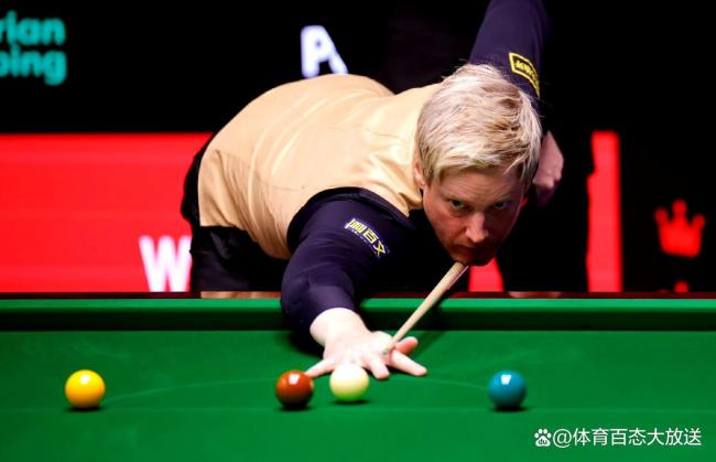 斯诺克世锦赛：罗伯逊9-7希金斯，战况胶着