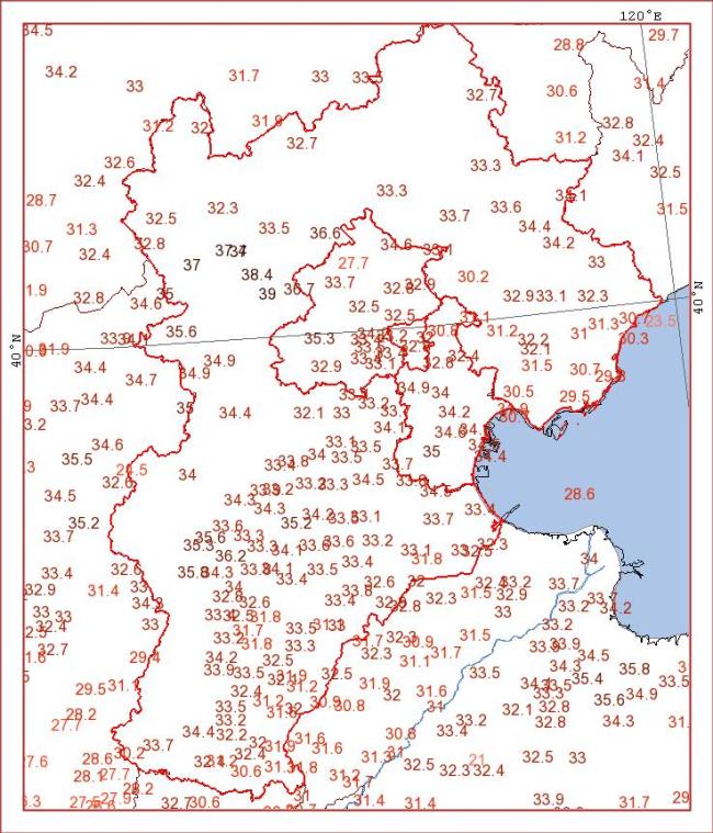 最高39°C!张家口热成全国第一