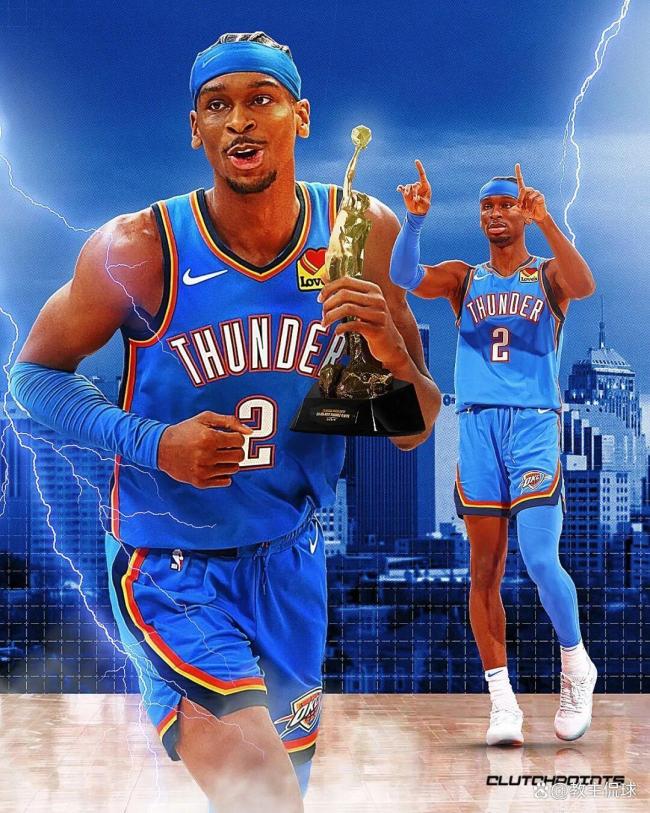 亚历山大再次当选NBA常规赛MVP 雷霆战绩创历史