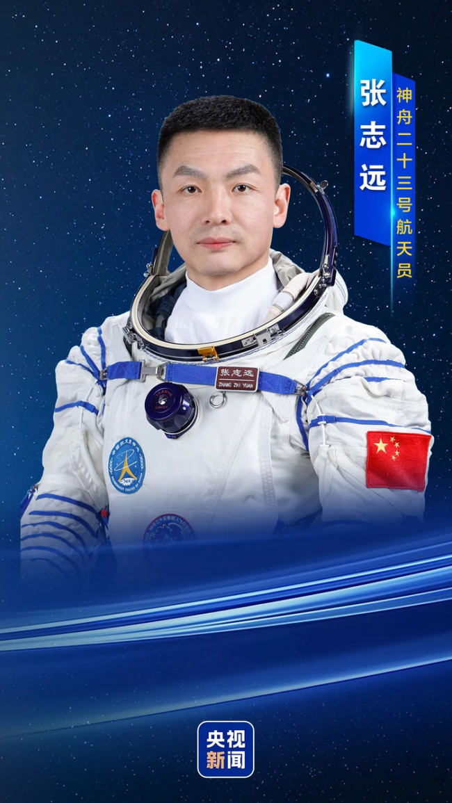 走近神二十三乘组航天员张志远 新面孔启航太空
