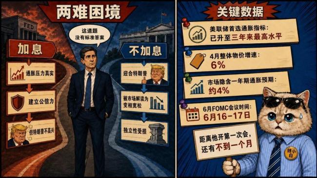 美聯(lián)儲(chǔ)新主席上任 市場(chǎng)先給了一巴掌 首日即迎大考