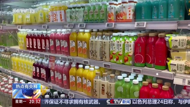 央视曝光果汁标签乱象