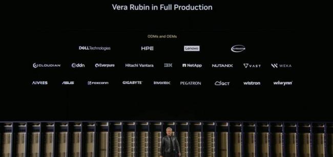 英伟达超级芯片平台Vera Rubin全面投产 AI工厂性能飞跃