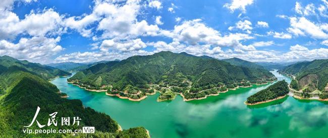 湖南江華：水庫風(fēng)光美