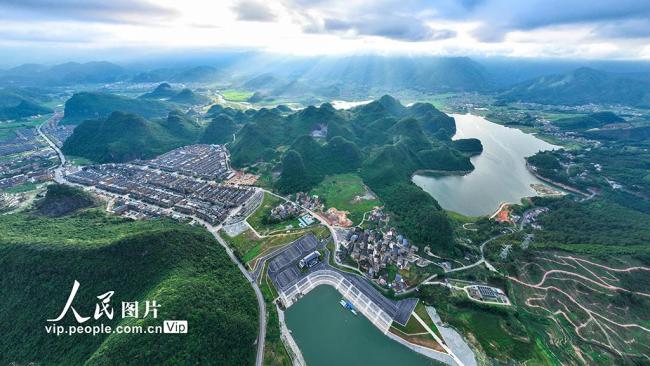 湖南江華：水庫風(fēng)光美