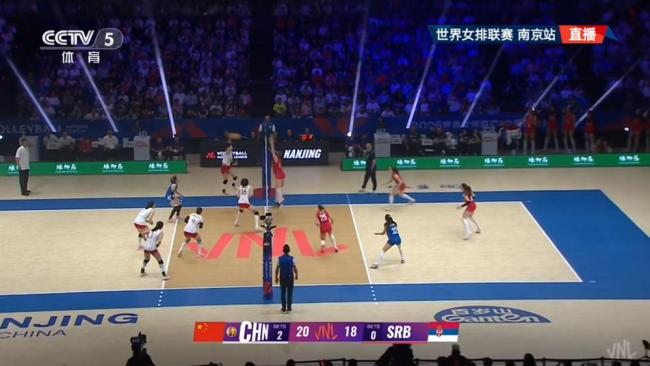 中國女排3比0橫掃塞爾維亞