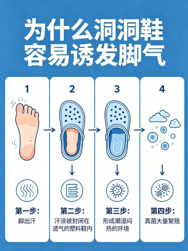 广东闷热天穿洞洞鞋当心脚发霉