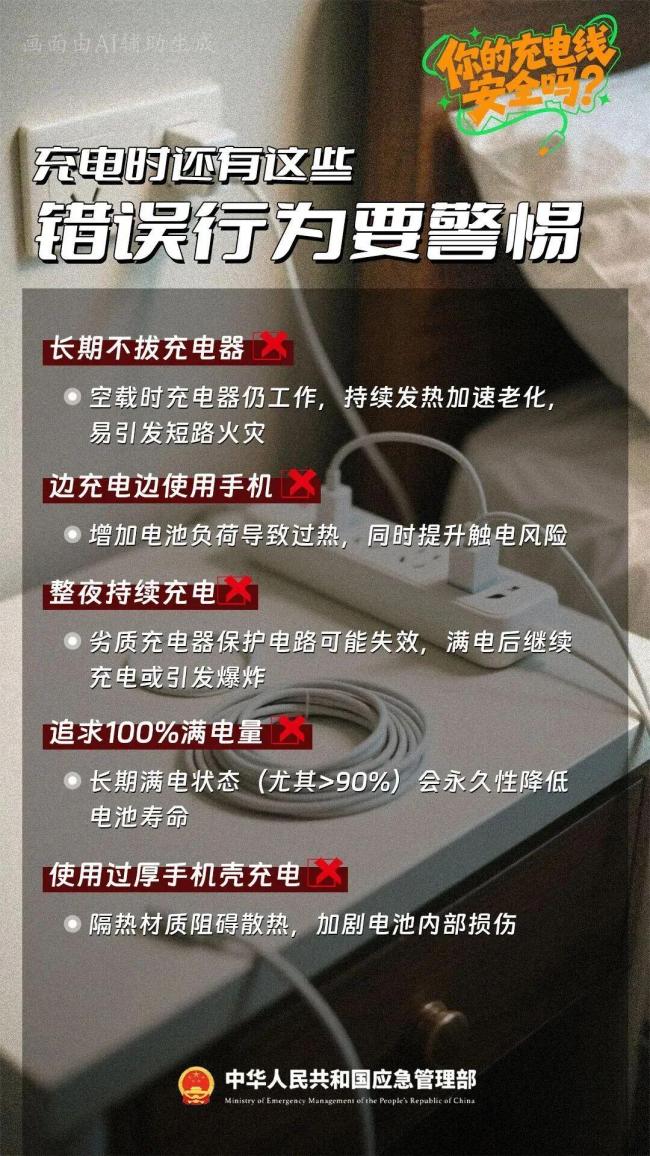 女子手机枕边爆炸声音像火箭喷射 充电安全引关注