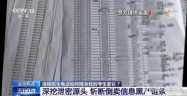 学生隐私信息遭批量倒卖 招生骗局背后的黑色产业链