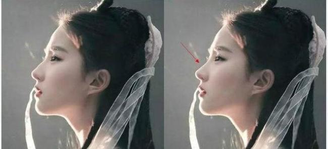 刘亦菲鼻基底太会长了 立体美感的关键