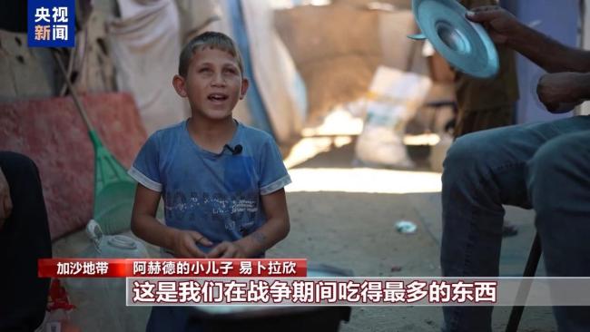 加沙难民喝口汤要花4小时 战争下的艰难生活