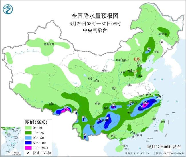 江南北部等地有暴雨大暴雨 雨势增强