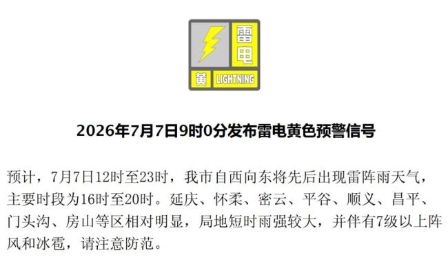 雷雨频繁出没!北京8—9日昼夜阵雨穿插,闷热体感持续在线 注意防雷避雨