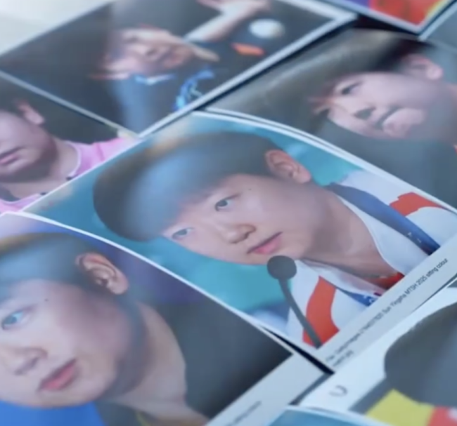 孙颖莎上海杜莎夫人宣传片，给自己量体裁衣，太可爱了