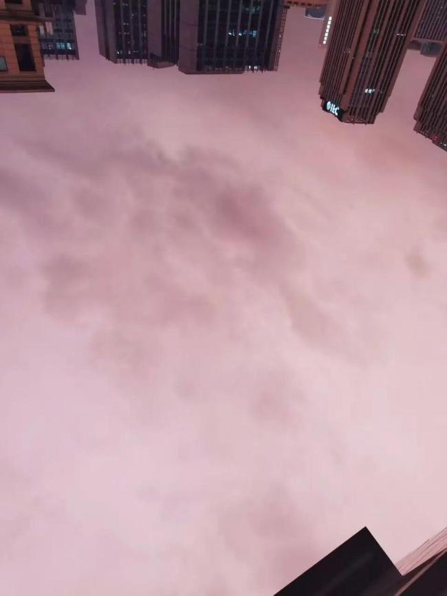 杭州天空出现粉紫色“台风霞” 台风巴威临近预警