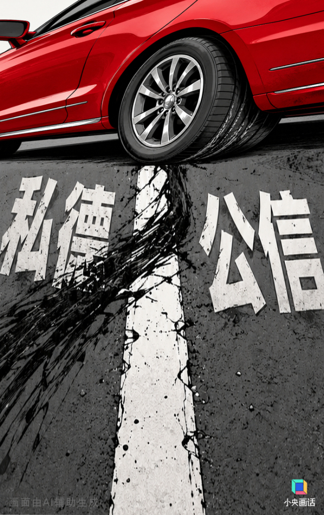 副处长霸道占车位 检察日报刊文批驳 私德连着公信