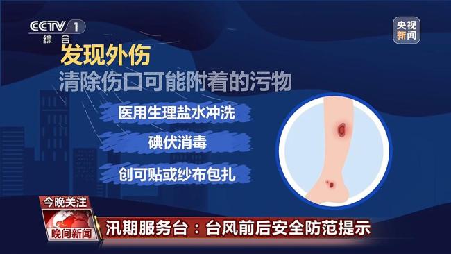 不光脚涉水、不吃泡水食物 台风天安全防范提示