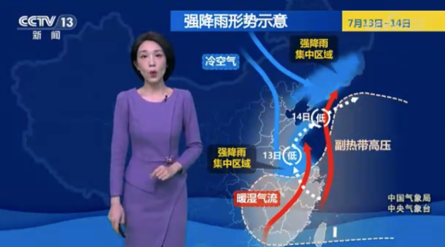 中国气象局：我国本周雨热势均力敌 北方成片大到暴雨局地特大暴雨
