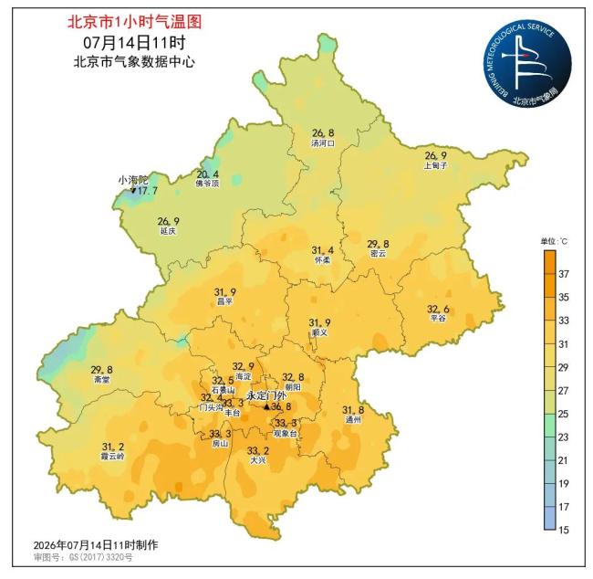 北京高温黄警中,一直热到周五!雨什么时候来?最新预判 周末有望降雨缓解