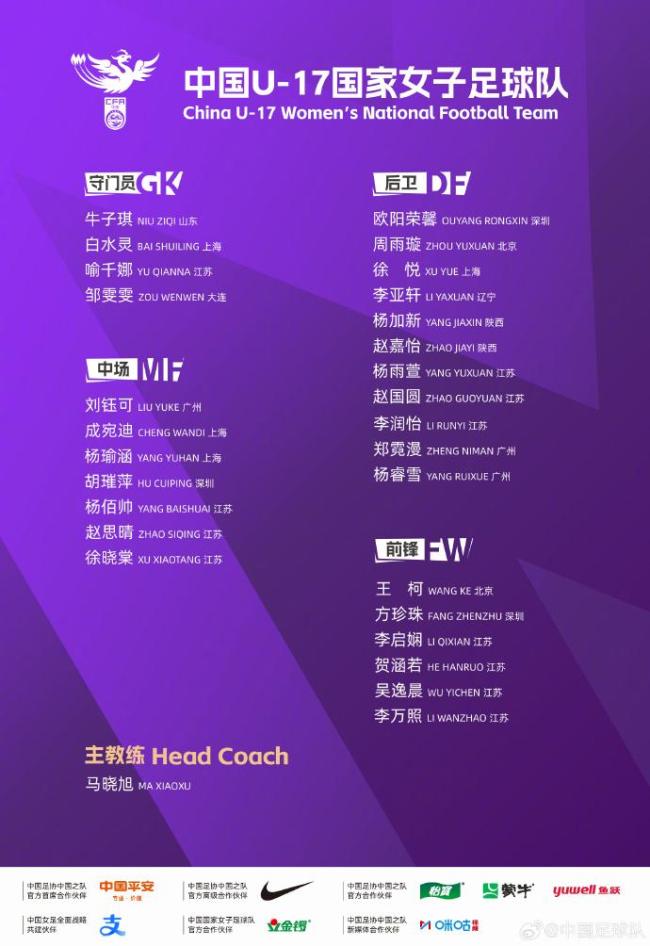U17女足世界杯分组揭晓