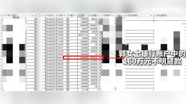 安徽女子银行账户出现不明流水