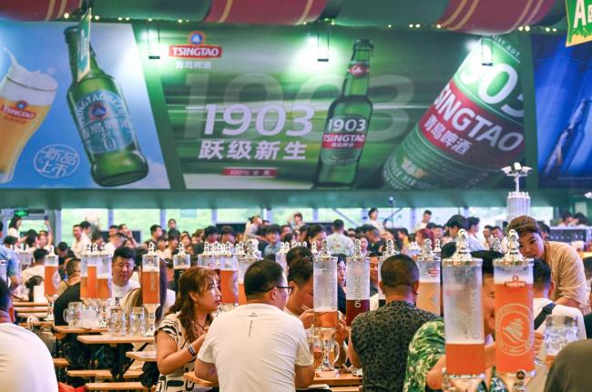第36届青岛国际啤酒节开幕 全球美酒汇聚狂欢