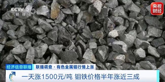 一天1500元 “工业维生素”价格大涨 钼价创近三年新高