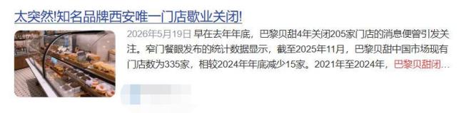 一年超8万家面包店关停 烘焙行业大洗牌